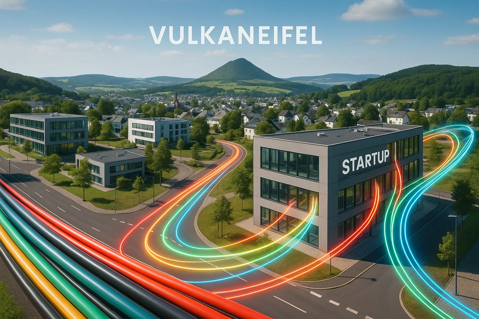 Vulkaneifel im Fokus: Wie Startups mit Glasfaserausbau resilienter werden